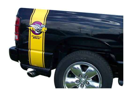 "Rumble Bee" Body Stripe Decals 2004-05 Dodge Ram Rumble Bee - Click Image to Close